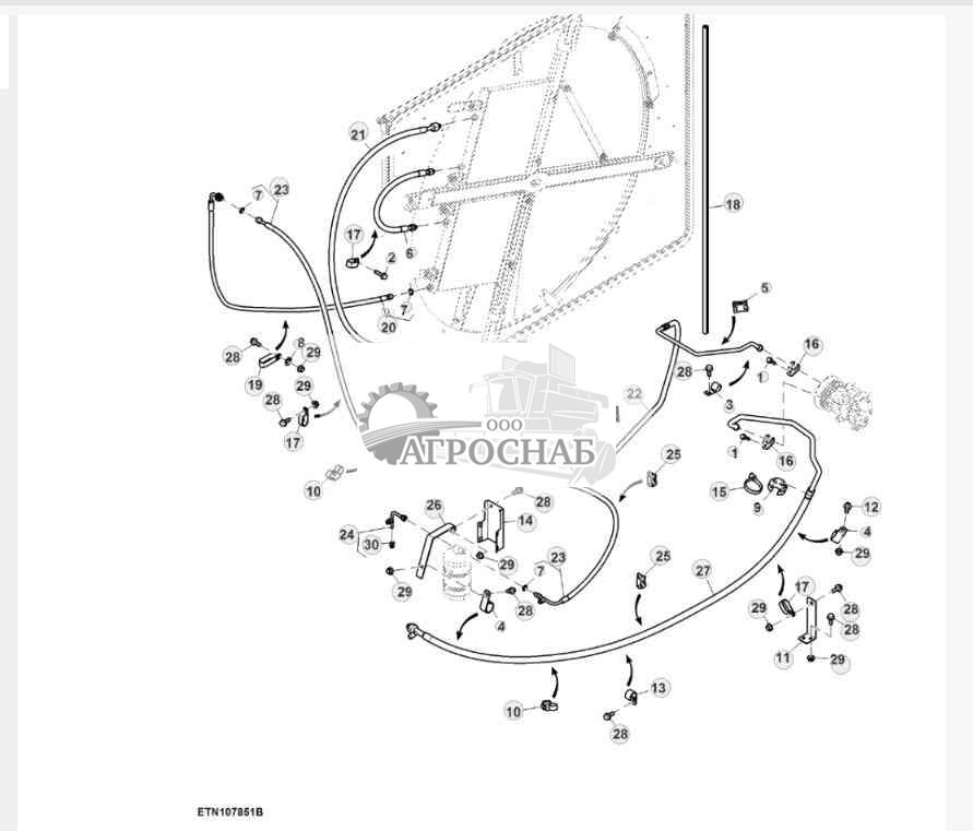 Шланги кондиционера воздуха, Final Tier 4 
